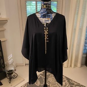 MICHAEL KORS NAVY TOP L/XL